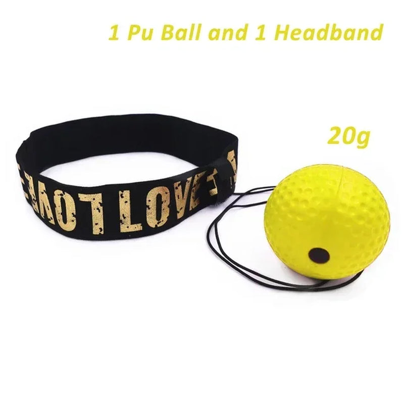 NEW Boxing Speed Ball Head-Mounted PU Punch Ball Sanda Training Hand Eye Reaction Home Sandbag Fitness Boxing Equipment