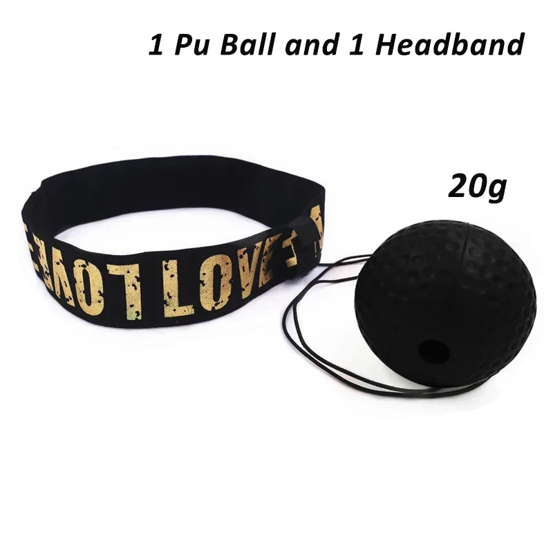 NEW Boxing Speed Ball Head-Mounted PU Punch Ball Sanda Training Hand Eye Reaction Home Sandbag Fitness Boxing Equipment